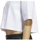 Adidas T-shirt Crop Essential Bianco | Adidas | 