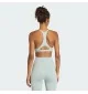 Adidas Reggiseno Optime Essential Supporto Celeste | Adidas | 