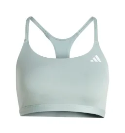 Adidas Reggiseno Optime Essential Supporto Celeste KD0156