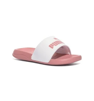 Puma Ciabatta Popcat 20 Jr Rosa Pesca Bianco | Puma | 