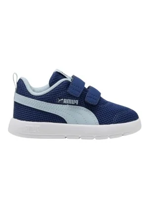 Puma Scarpe Courtflex V3 Mesh Inf Blu Bianco 398086-19