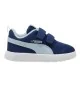 Puma Scarpe Courtflex V3 Mesh Inf Blu Bianco 398086-19