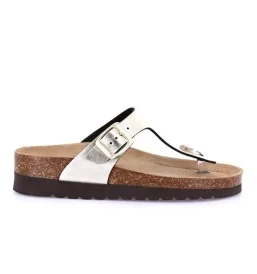 Grunland Infradito Cb2430 Hola Champagne Argento