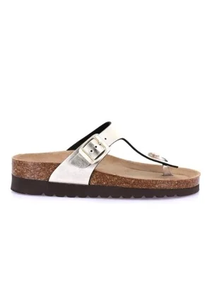 Grunland Infradito Cb2430 Hola Champagne Argento