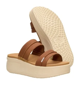 Hey Dude Ciabatta Austin Slide Classic Cognac Marrone | Hey Dude | 