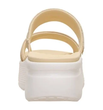 Hey Dude Ciabatta Austin Slide Classic Champagne Metallic Beige | Hey Dude | 