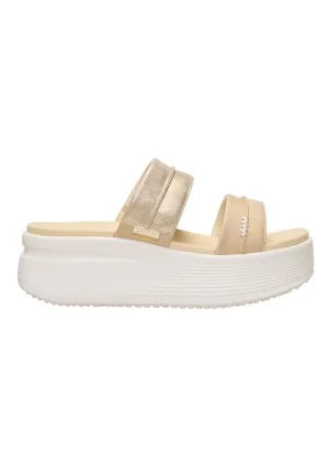 Hey Dude Ciabatta Austin Slide Classic Champagne Metallic Beige HD.45256 9JU