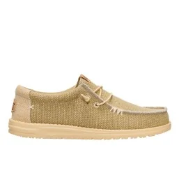 Hey Dude Scarpe Wally Braided Olive Grey Boulder Tan Marrone Chiaro HD.40003 3CG