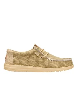 Hey Dude Scarpe Wally Braided Olive Grey Boulder Tan Marrone Chiaro HD.40003 3CG