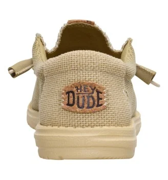 Hey Dude Scarpe Wally Braided Olive Grey Boulder Tan Marrone Chiaro | Hey Dude | 
