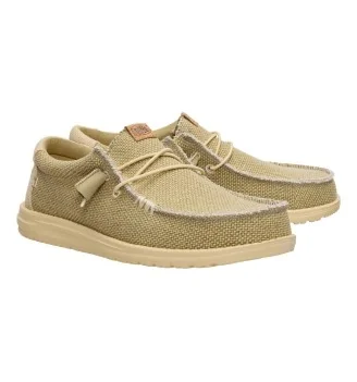 Hey Dude Scarpe Wally Braided Olive Grey Boulder Tan Marrone Chiaro | Hey Dude | 