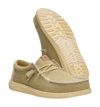 Hey Dude Scarpe Wally Braided Olive Grey Boulder Tan Marrone Chiaro | Hey Dude | 