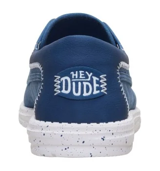 Hey Dude Scarpe Wally Cru Stretch Canvas Ensign Blue | Hey Dude | 