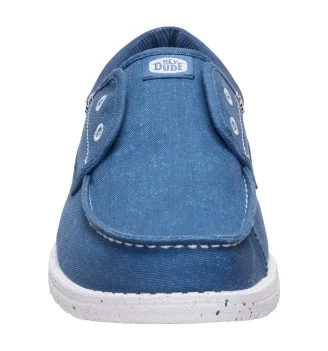 Hey Dude Scarpe Wally Cru Stretch Canvas Ensign Blue | Hey Dude | 