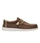 Hey Dude Scarpe Wally Stretch Canvas Teak Brown Marrone HD.40700 2LN