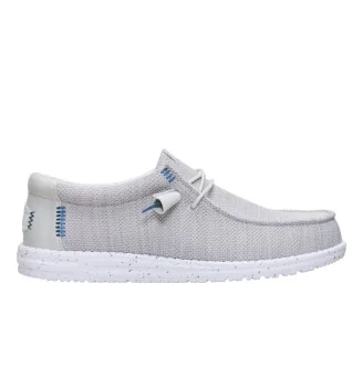 Hey Dude Scarpe Wally Stretch Sox Dawn Blue Bianco HD.41898 1SZ