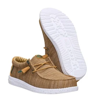 Hey Dude Scarpe Wally Stretch Sox Bone Brown Marrone | Hey Dude | 