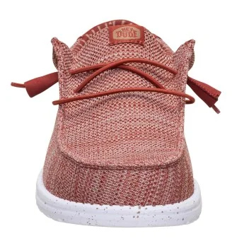Hey Dude Scarpe Wally Stretch Sox Burnt Red Multi Rosso Chiaro | Hey Dude | 