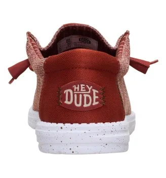 Hey Dude Scarpe Wally Stretch Sox Burnt Red Multi Rosso Chiaro | Hey Dude | 