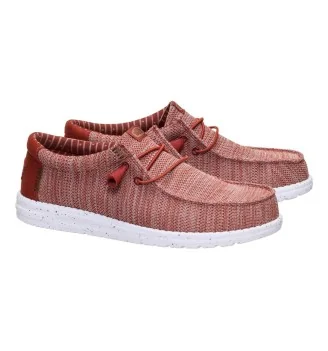 Hey Dude Scarpe Wally Stretch Sox Burnt Red Multi Rosso Chiaro | Hey Dude | 