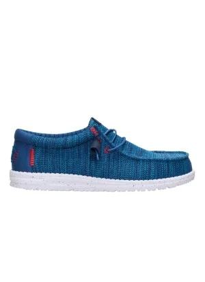 Hey Dude Scarpe Wally Stretch Sox Ensign Blue Multi Blu HD.41898 4ZL