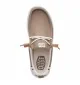 Hey Dude Scarpe Wally Summer Linen Timber Silver Birch Marrone Chiaro | Hey Dude | 