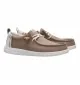 Hey Dude Scarpe Wally Summer Linen Timber Silver Birch Marrone Chiaro | Hey Dude | 