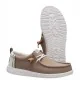 Hey Dude Scarpe Wally Summer Linen Timber Silver Birch Marrone Chiaro | Hey Dude | 