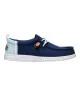 Hey Dude Scarpe Wally Summer Linen Navy Blazer Multi Blu HD.43086 4UX