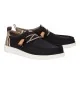 Hey Dude Scarpe Wally Summer Linen Black Walnut Nero | Hey Dude | 