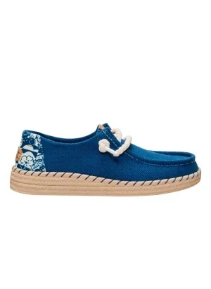 Hey Dude Scarpe Wendy Espadrille Hibiscus Ensign Blue HD.45237 4ZL