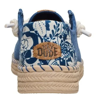 Hey Dude Scarpe Wendy Espadrille Hibiscus Ensign Blue | Hey Dude | 