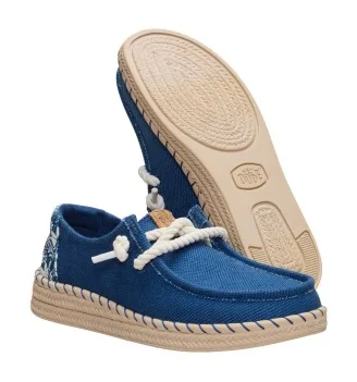 Hey Dude Scarpe Wendy Espadrille Hibiscus Ensign Blue | Hey Dude | 