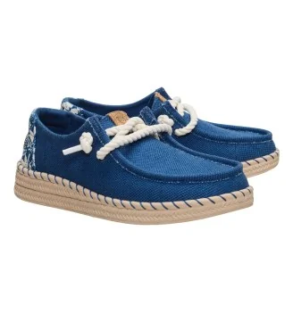 Hey Dude Scarpe Wendy Espadrille Hibiscus Ensign Blue | Hey Dude | 