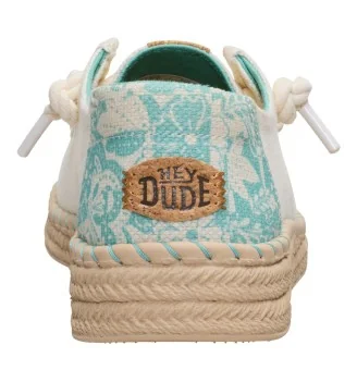 Hey Dude Scarpe Wendy Espadrille Hibiscus Egret Bianco | Hey Dude | 
