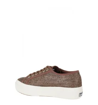 Superga Scarpe 2740 Platform Raffia Brown Coffee Marrone | Superga | 