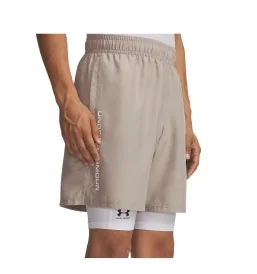 Under Armour Pantaloncini Tech™ Woven Wordmark Grigio Chiaro Bianco