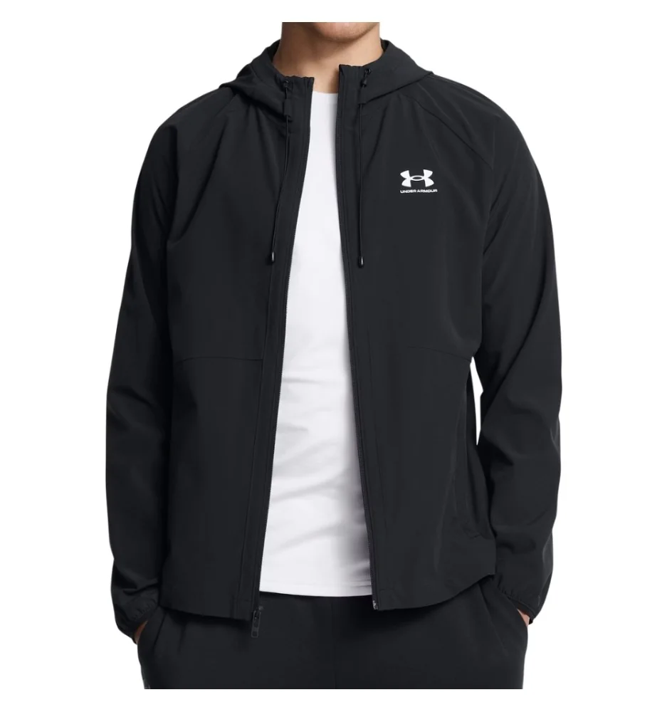 Under Armour Giacca Windbreaker Stretch Woven Nero 6003001-001