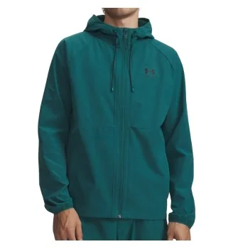 Under Armour Giacca Windbreaker Stretch Woven Verde Blu Nero 6003001 338
