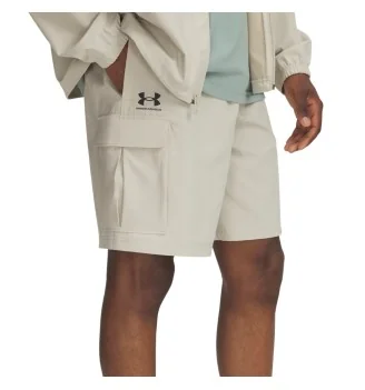 Under Armour Pantaloncini Cargo 20 Cm Vibe Woven Beige 1386560 289