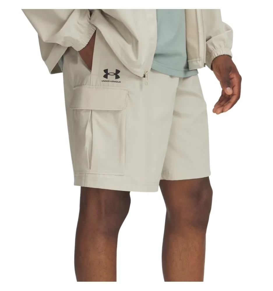 Under Armour Pantaloncini Cargo 20 Cm Vibe Woven Beige 1386560 289