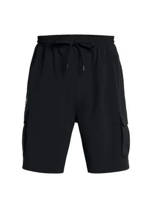 Under Armour Pantaloncini Cargo 20 Cm Vibe Woven Nero 1386560 001