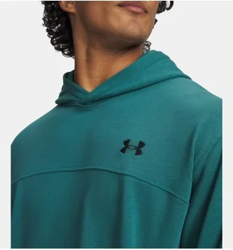 Under Armour Felpa Cappuccio Rival Lightweight Blu Verde | Under Armour | 