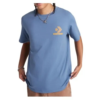 Converse T-shirt Chuck Taylor All Star Nature Center Lakeside Blu | Converse | 