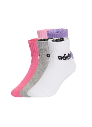 Adidas Calzini Polpaccio Linear Ankle Caviglia 5Paia Multicolore JF8541