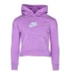 Nike Felpa Cappuccio Essentials Kids Viola 36J048-P85