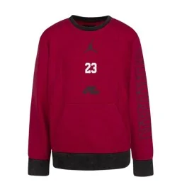 Jordan Felpa Elevated Classics Enzime Wash Kids Rosso 95B210-R78