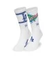 New Era Calzini Crew Polpaccio Mlb Los Angeles Dodgers 2 Paia Bianco Blu | New Era | 