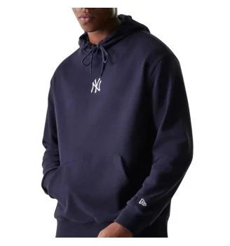 New Era Felpa Cappuccio Mlb Le Midi New York Yankees Blu Navy 60675763