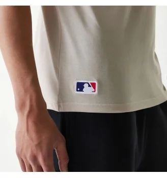New Era T-shirt Mlb Regular New York Yankees Stone Bianco Beige | New Era | 